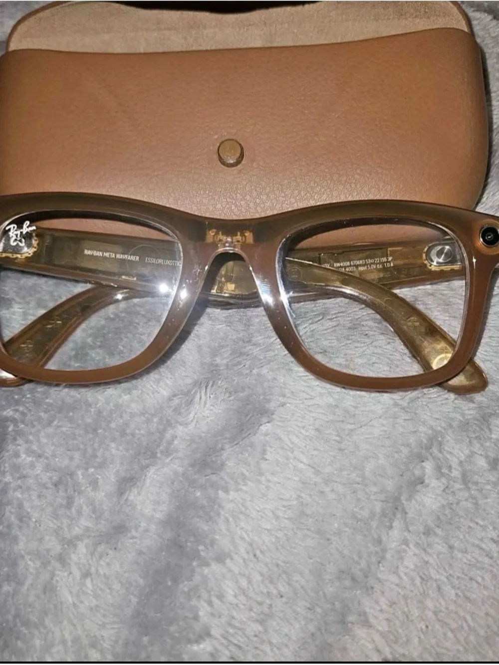 Ray-Ban Meta Transition Lenses Brown Frame EyeGlasses